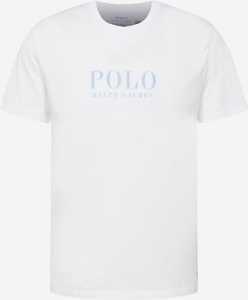 Pyjama court Polo Ralph Lauren en blanc : devant