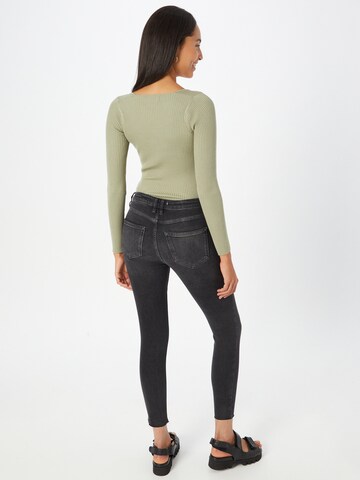 MANGO Skinny Jeans 'Isa' in Grau