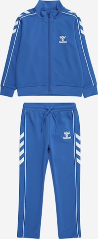 Hummel - Fato de treino 'Track' em azul: frente