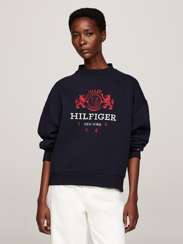 Sweat-shirt 'Embroidery' TOMMY HILFIGER en noir : devant