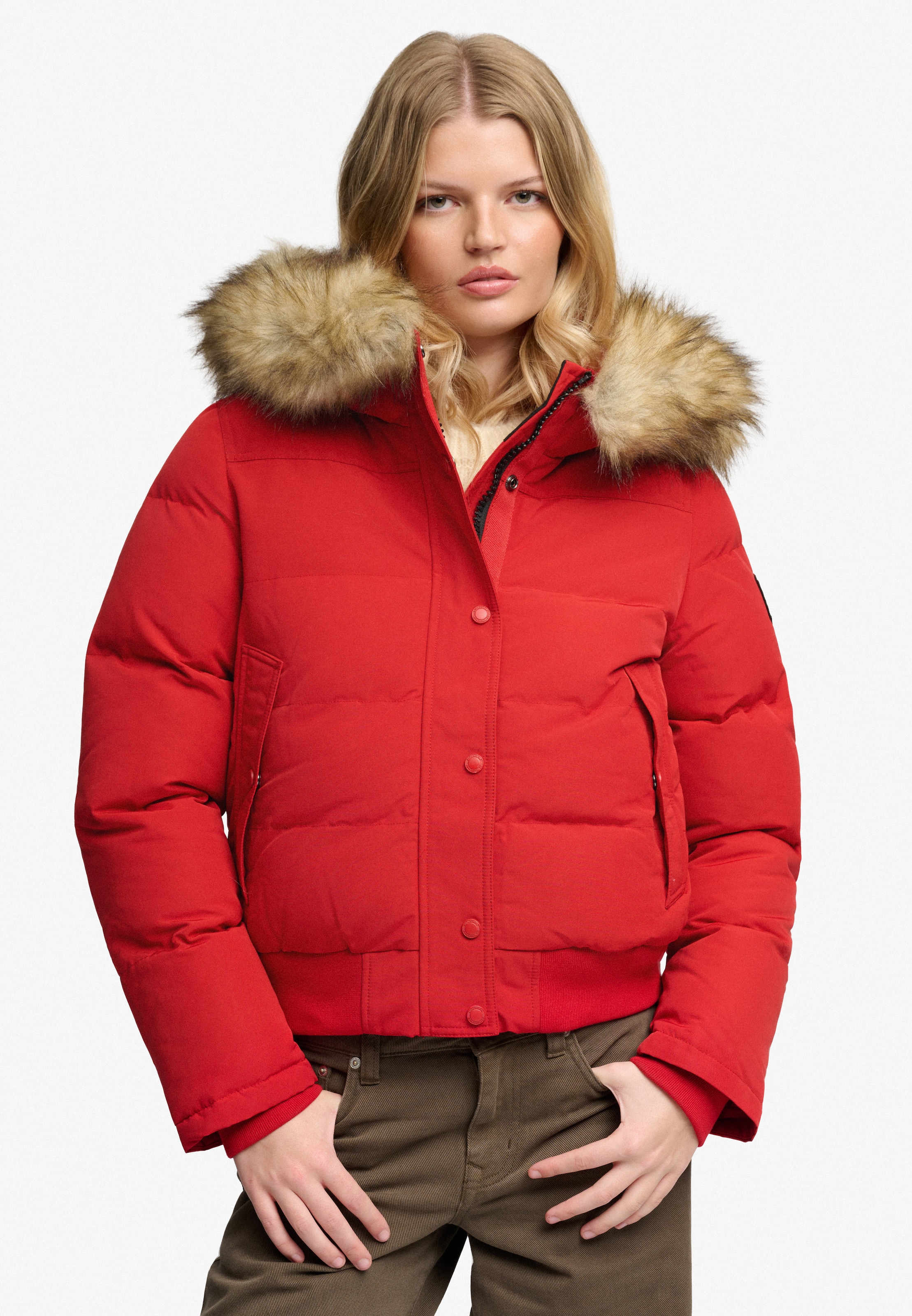 Superdry & Co Winter Jacket in Red