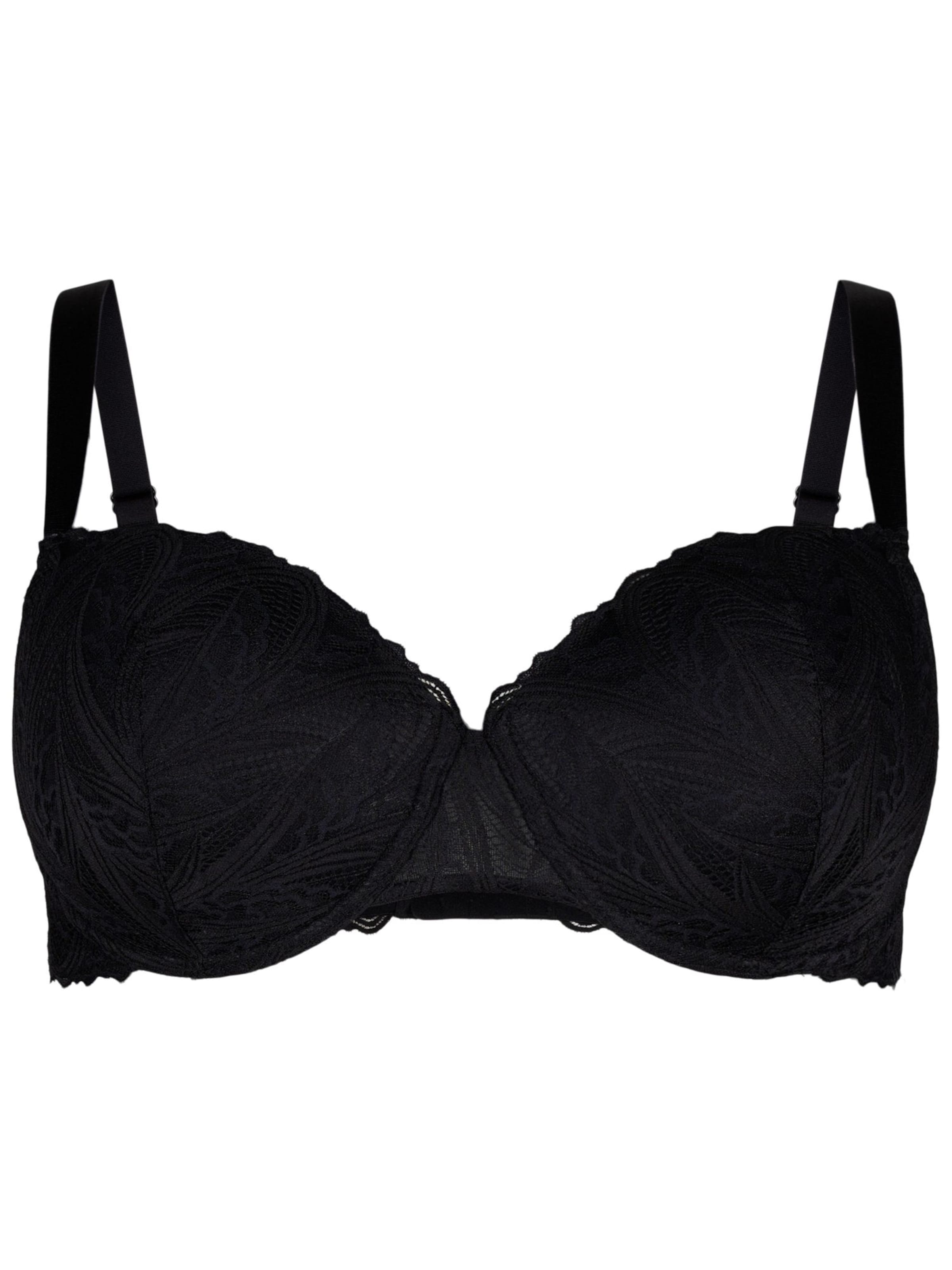 Invisible Soutien-gorge Devoted by Zizzi en noir : devant