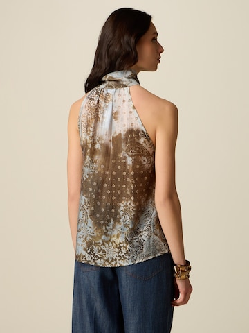 Camicia da donna di oltre in marrone