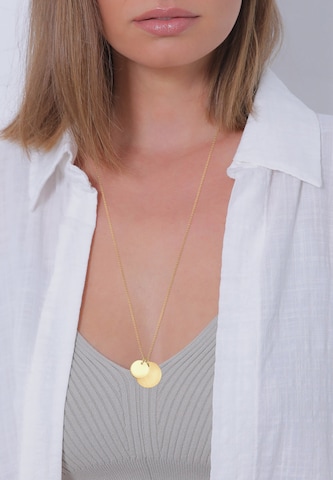 ELLI Necklace 'Geo' in Gold: front