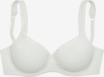 LASCANA T-shirt Bra in White: front