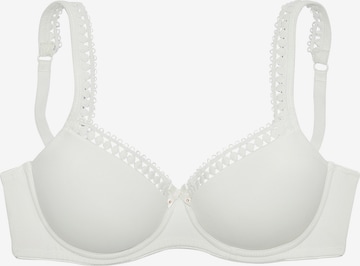 LASCANA T-shirt Bra in White: front