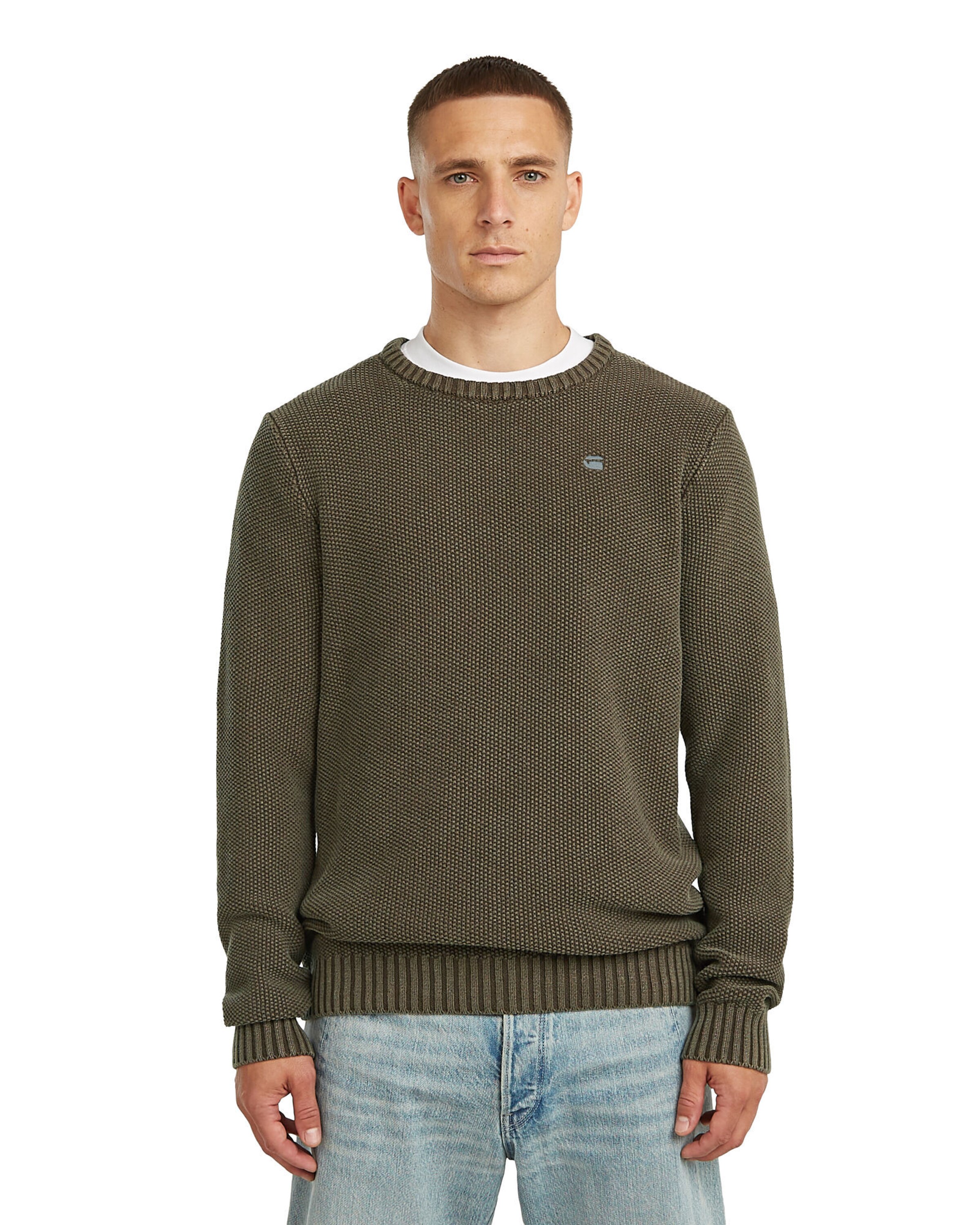 G-STAR Pullover in Grün: Vorderseite