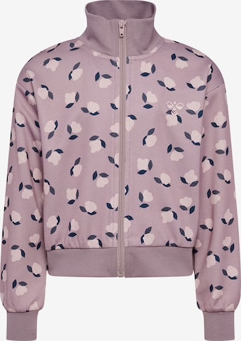 Hummel Athletic Sweatshirt in Purple: front
