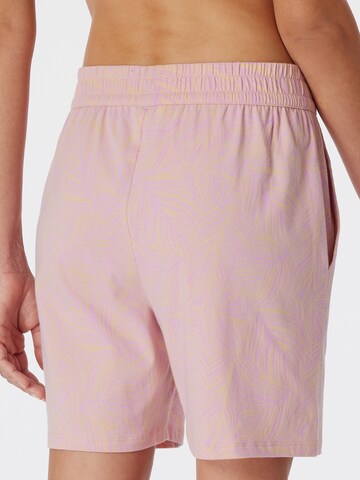 SCHIESSER Pyjamashorts Mix & Relax in Pink