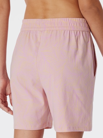 SCHIESSER Pajama Pants in Pink