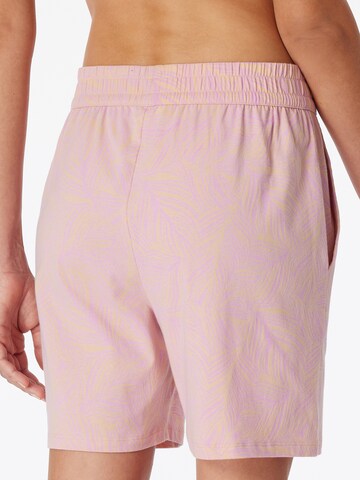SCHIESSER Pajama pants in Pink