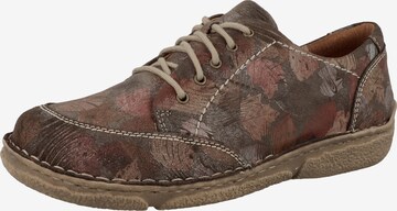 JOSEF SEIBEL Lace-Up Shoes 'Neele 02' in Brown: front