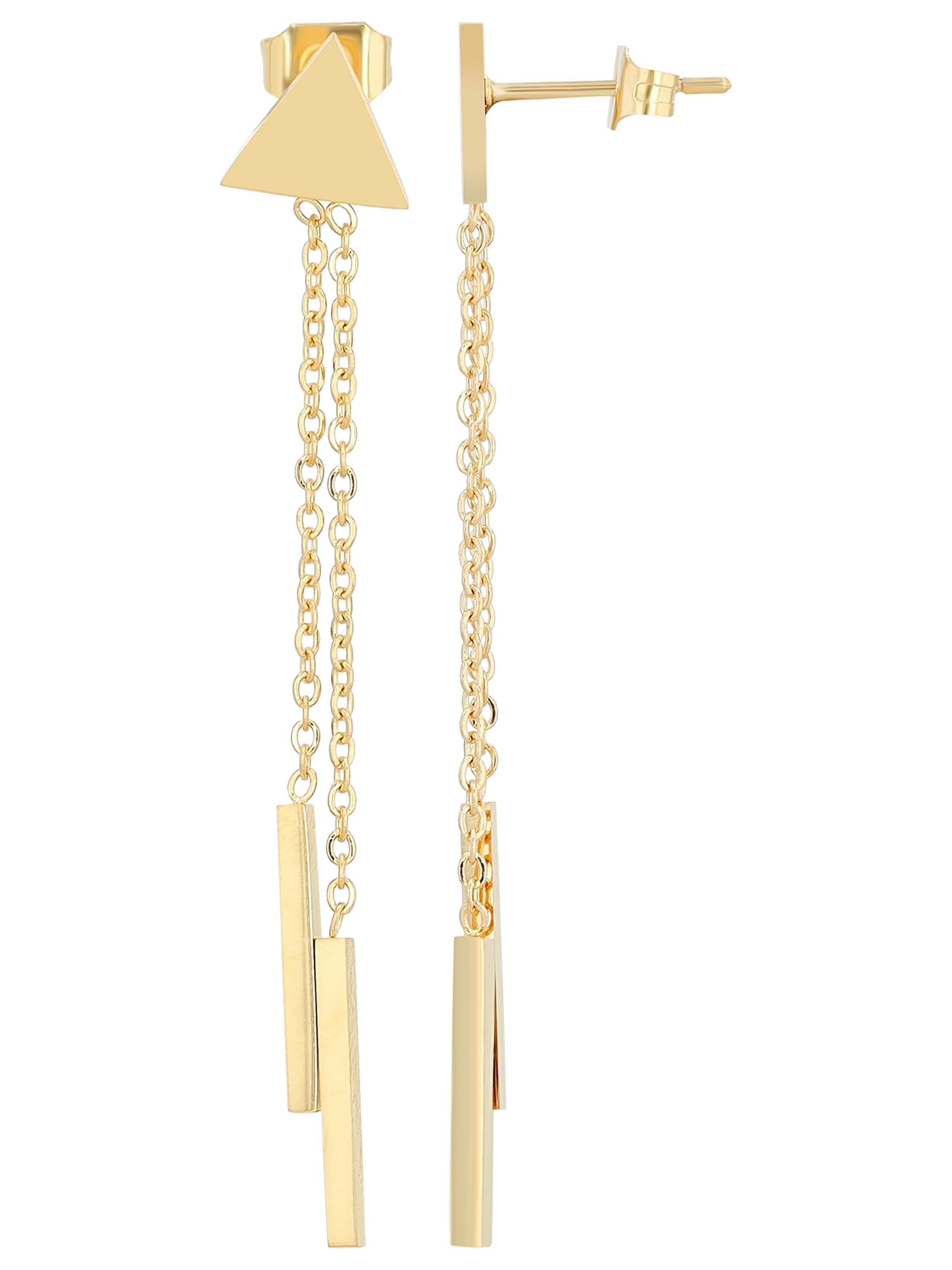 Akzent Earrings 'Ladia, langlebig' in Gold