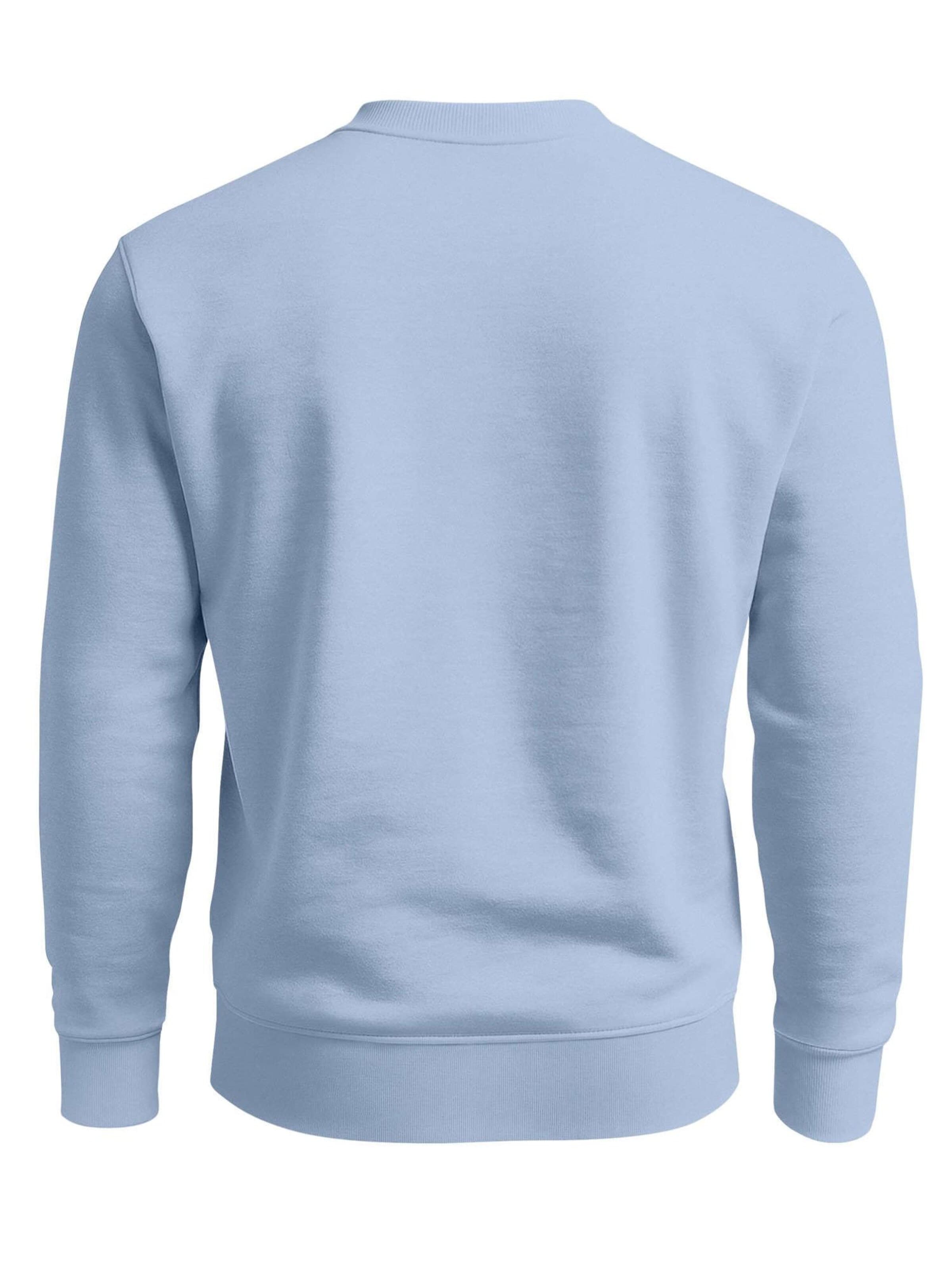 Neverless Sweatshirt 'Minimal Mountain'‌ in Blau