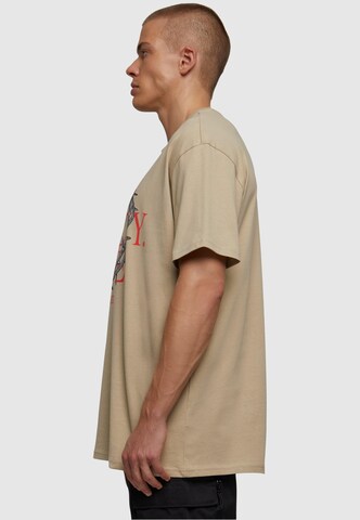 MT Upscale Shirt 'God Loyalty Love' in Beige