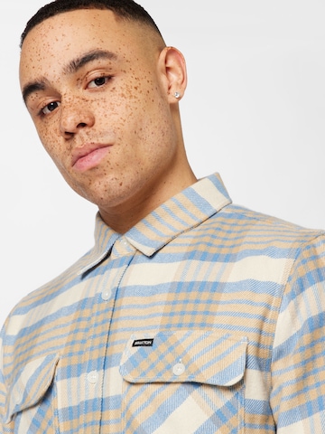 Brixton Regular fit Button Up Shirt 'BOWERY' in White