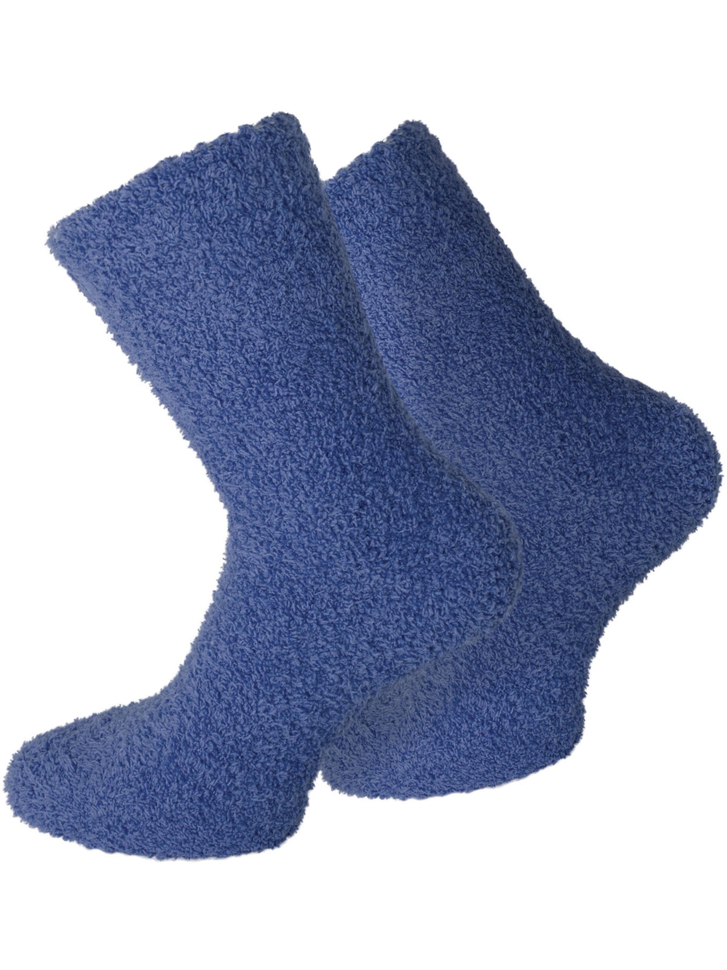 Chaussettes normani en bleu : devant