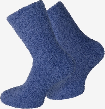 Chaussettes normani en bleu : devant