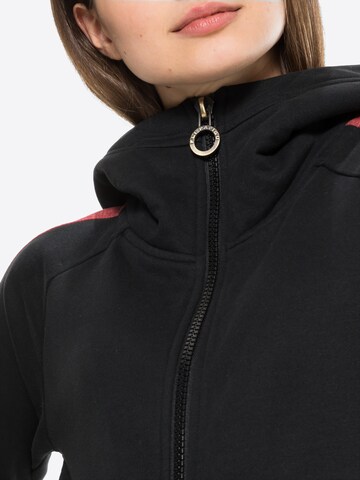 Fli Papigu Zip-Up Hoodie 'Sprich!' in Black