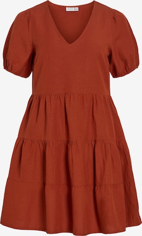Abito 'Prisilla' di VILA in arancione: frontale
