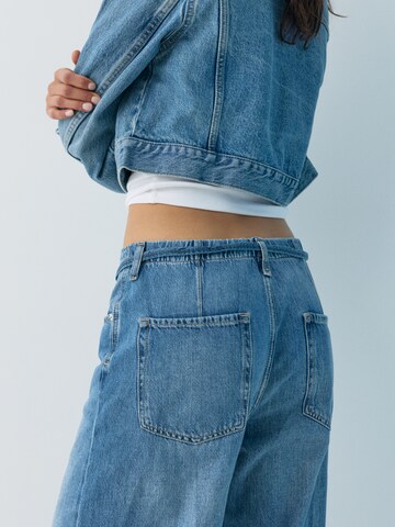 Pull&Bear Loosefit Farmer - kék