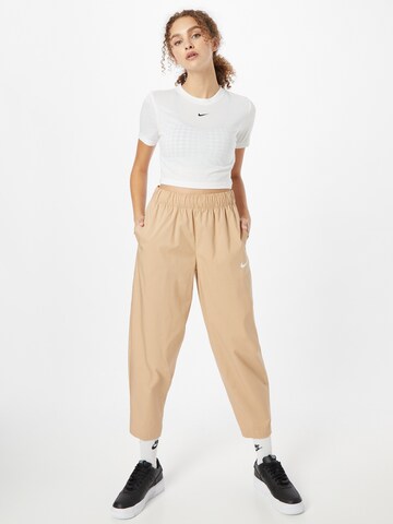 Nike Sportswear Loose fit Pants in Beige