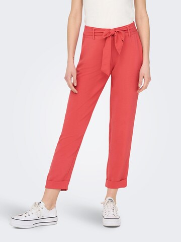 JDY Regular Trousers 'Signi' in Pink: front