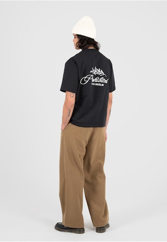 Prohibited - Camiseta 'Leaf' en negro