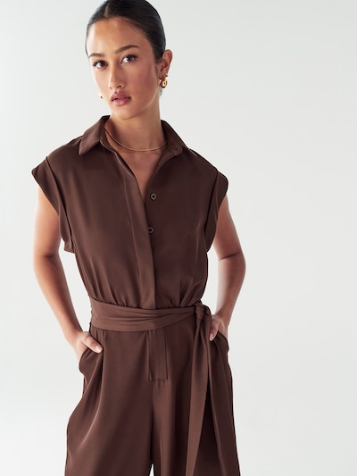 Willa Jumpsuit 'Kobe' i XS i brun, Produktvisning
