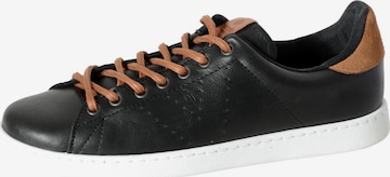 victoria Sportlicher Schnürschuh in Schwarz: Vorderseite