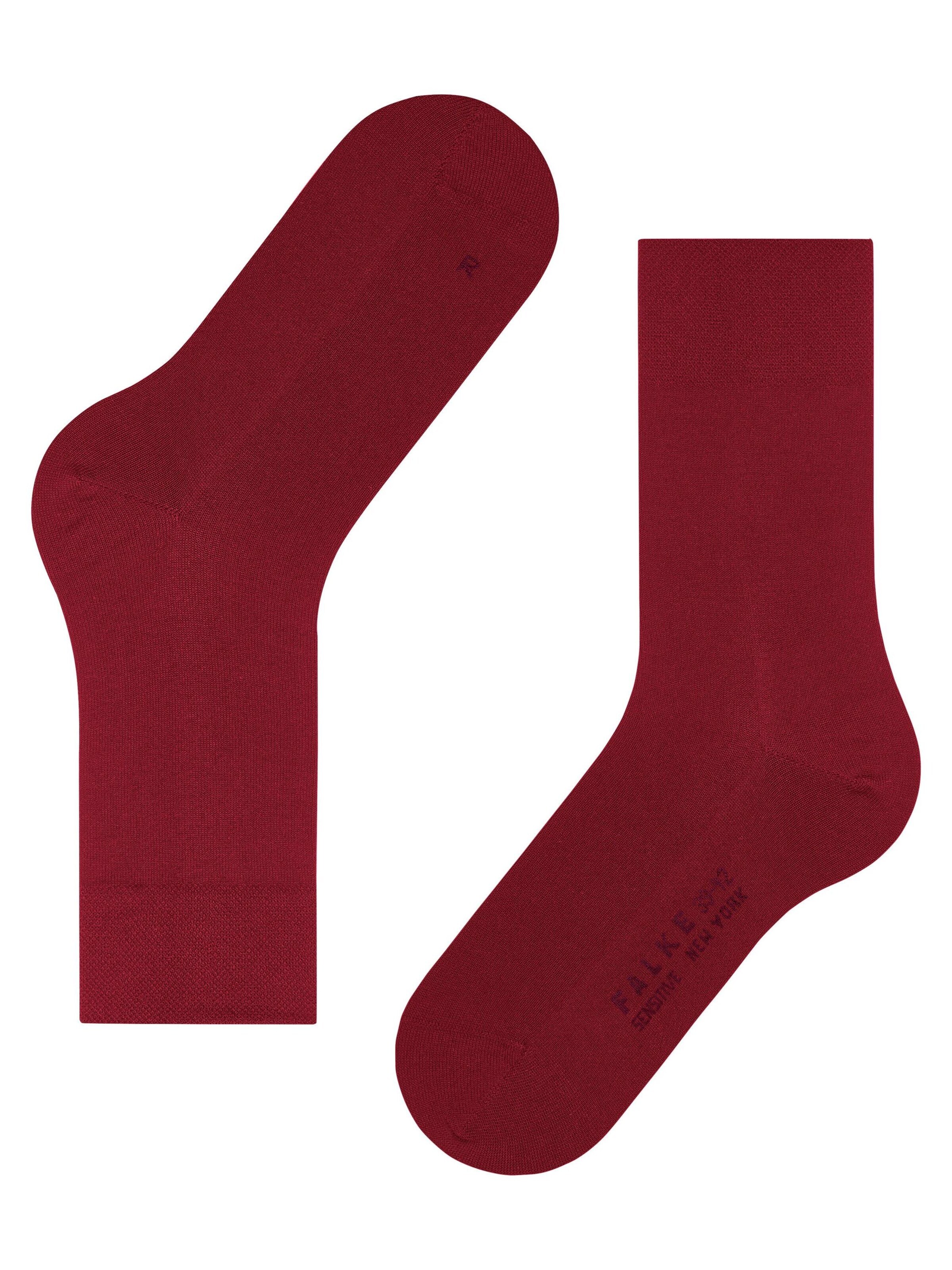 FALKE Socken 'Sensitive New York'‌‌‌‌‌‌‌‌‌‌ in Rot