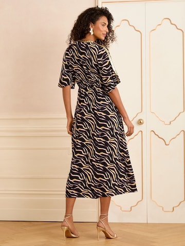 Robe love & roses en noir