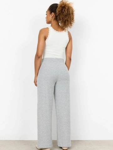 Soyaconcept Wide Leg Housut 'Isel' värissä harmaa