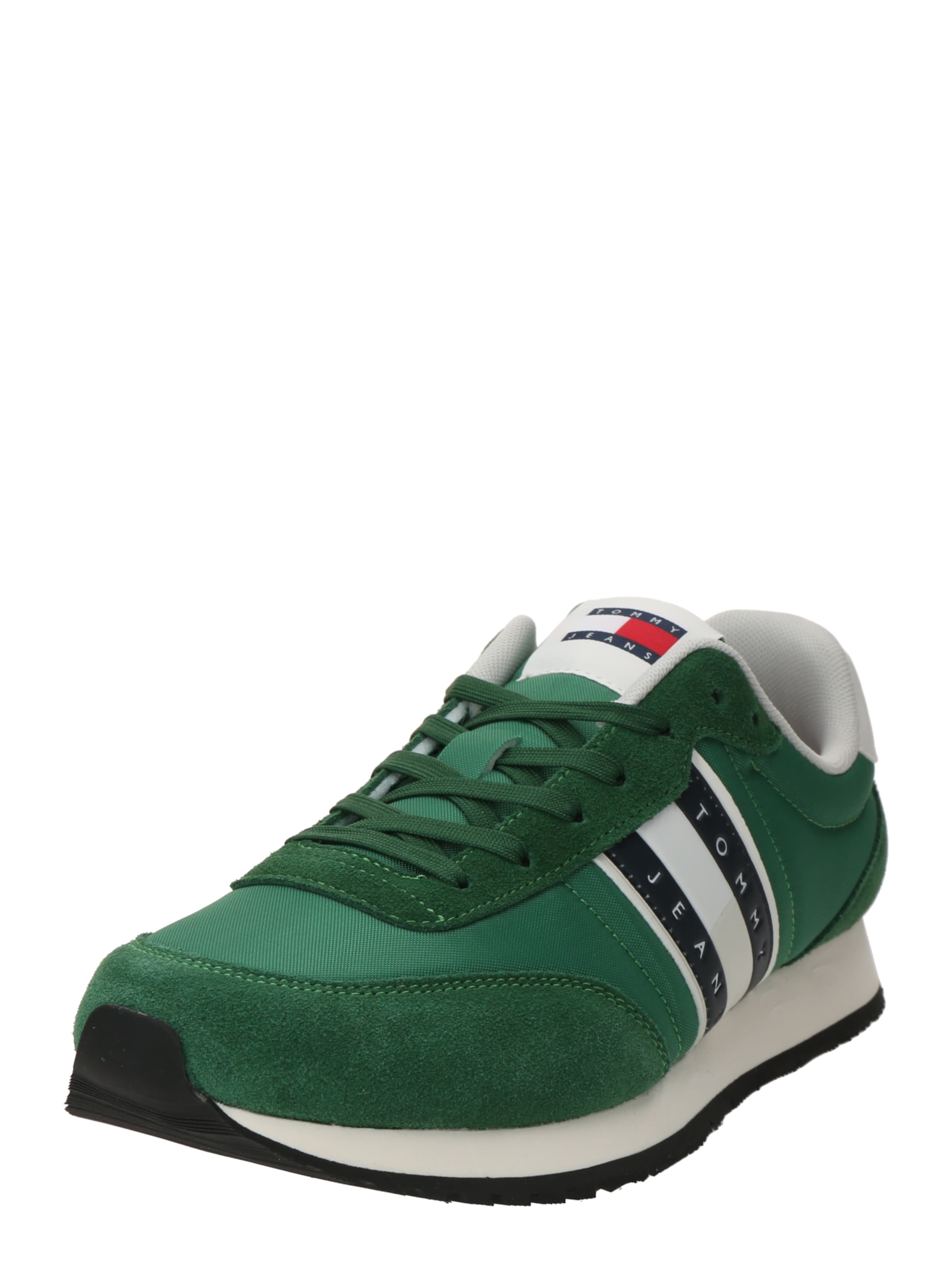 Tommy Jeans Σνίκερ χαμηλό 'Essential' σε πράσινο: μπροστά