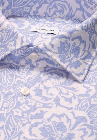 Coupe regular Chemise business SEIDENSTICKER en bleu