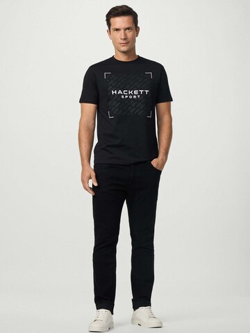 Hackett London T-Shirt in Schwarz