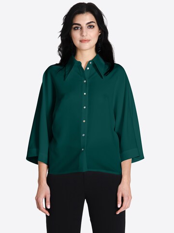 Camicia da donna 'Air' di Jascha Stockholm in verde: frontale