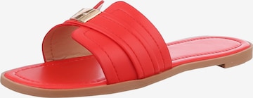 Ital-Design Pantolette in Rot: Vorderseite