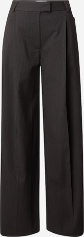 ruda TOPSHOP Plačios klešnės Klostuotos kelnės 'JANE': priekis