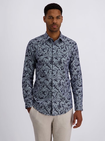 PIERRE CARDIN Regular fit Overhemd in Blauw