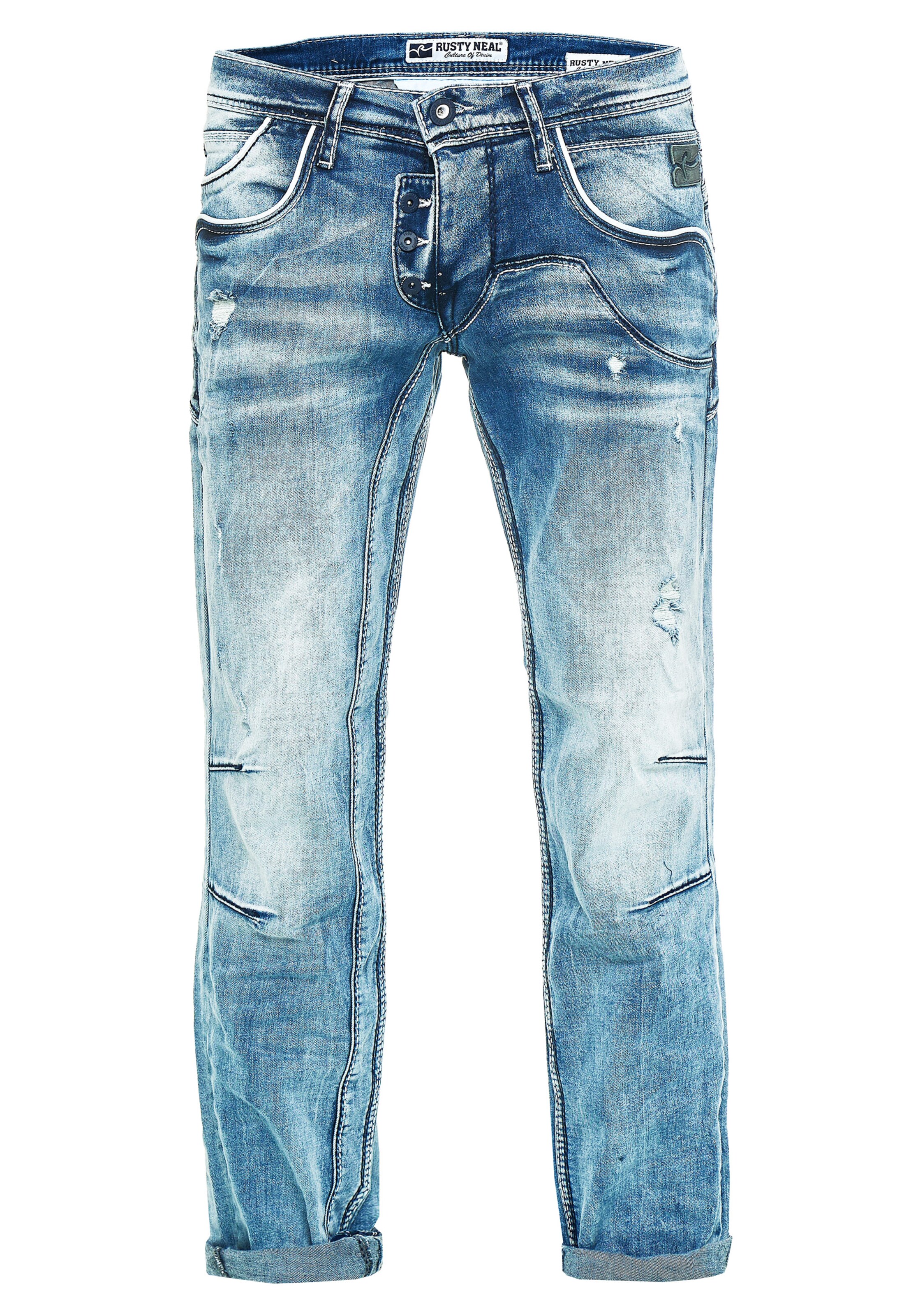Rusty Neal Regular Jeans in Blue: front