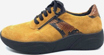 SOLIDUS Athletic Lace-Up Shoes in Yellow