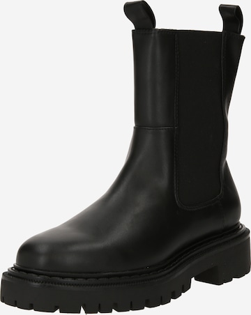 Monki - Botas chelsea em preto: frente