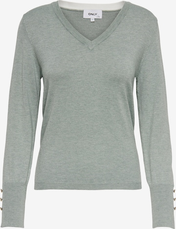 Pull-over ONLY en vert : devant