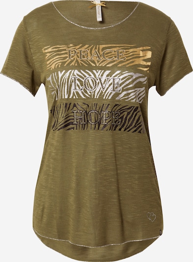 Key Largo Shirt 'PHILOSOPHY' in Gold / Khaki / Black / Silver, Item view