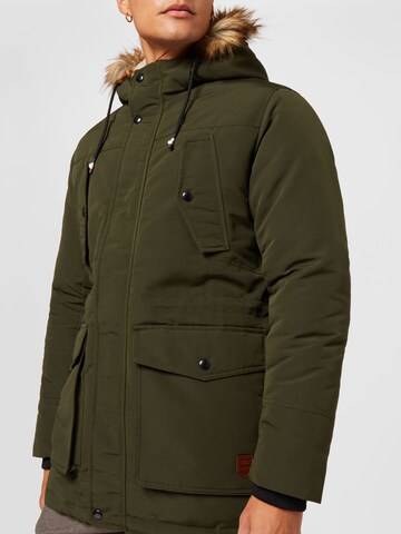 Parka invernale 'TIMO' di JACK & JONES in verde