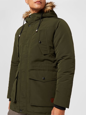 JACK & JONES Parka zimowa 'TIMO' w kolorze zielony