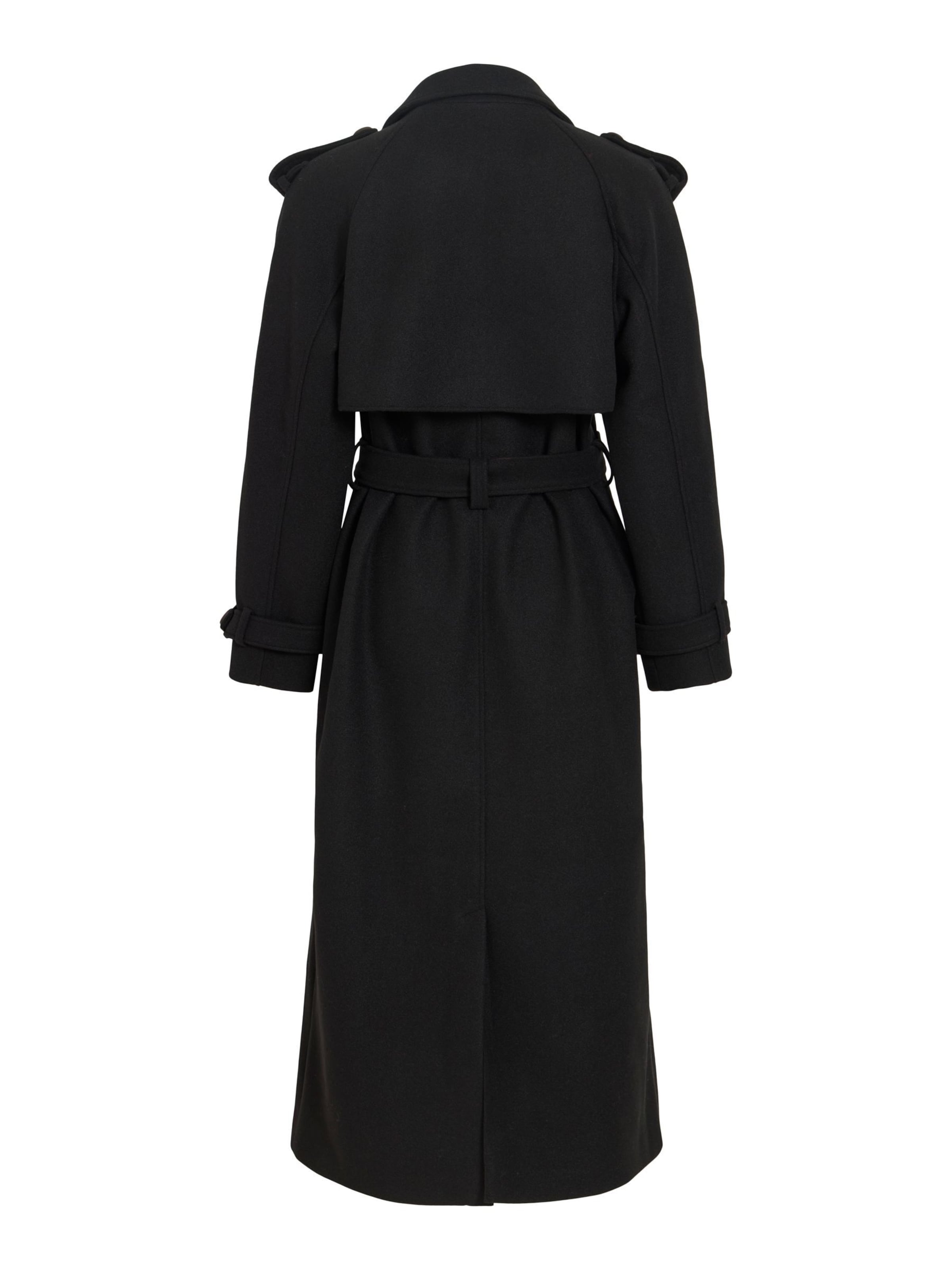 Manteau mi-saison 'VISofie' VILA en noir