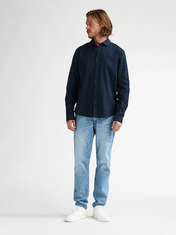 Petrol Industries Regular Fit Hemd 'Canyonero' in Blau