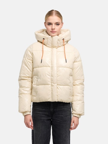 MARIKOO Winter jacket in Beige: front